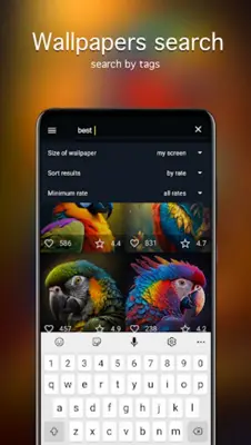 Parrot Wallpapers 4K android App screenshot 3